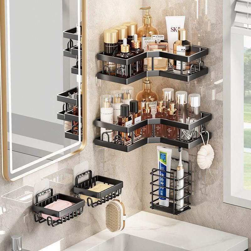 Bathroom corner shelf set